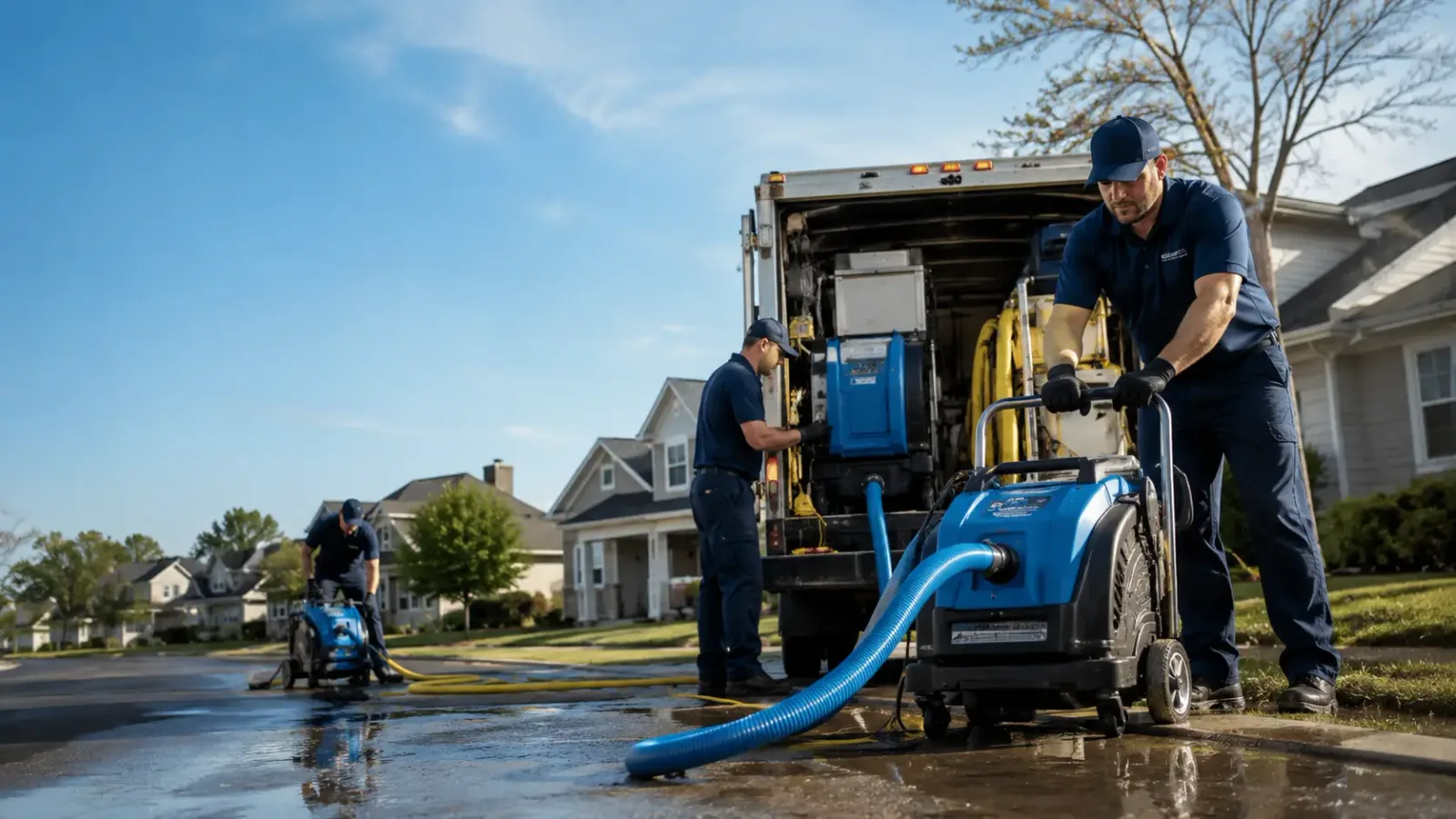 Flood Damage Cleanup in Wounded Knee, SD